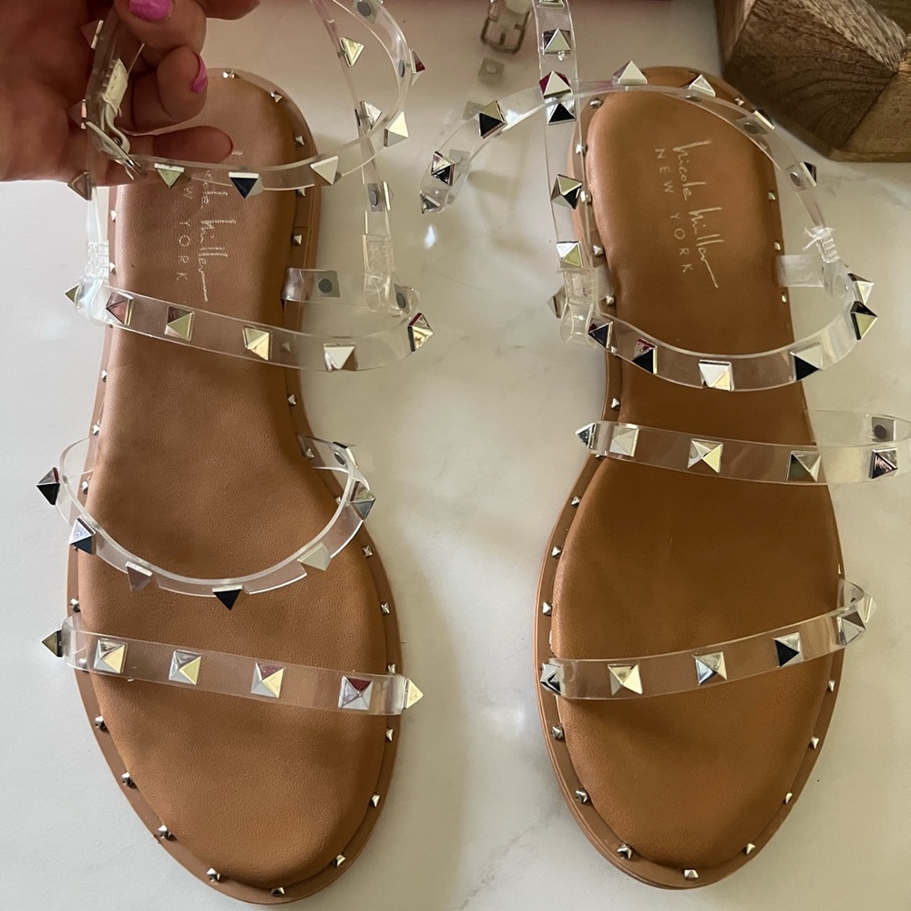 Nicole Miller Studded Sandal